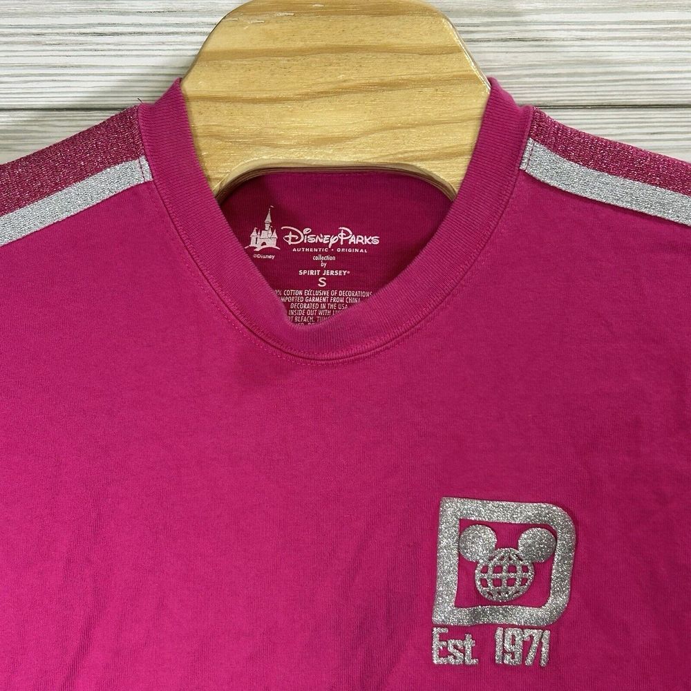 Disney Parks Walt Disney World Imagination Pink Spirit Jersey Adult Sz Small